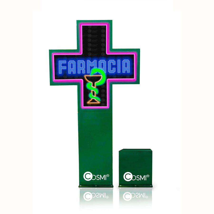 modelos de cruces de farmacias led  