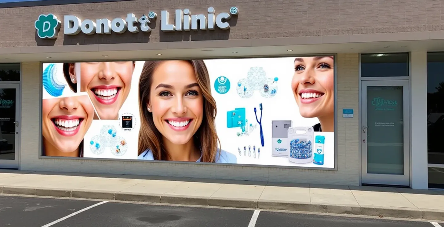 Pantallas led para clinicas dentales