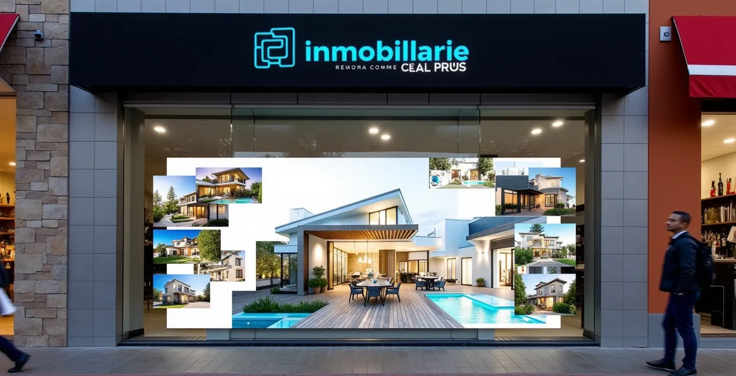Pantallas led para inmobiliarias