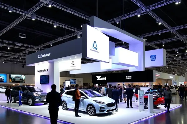 Pantalla led publicitaria para concesionario