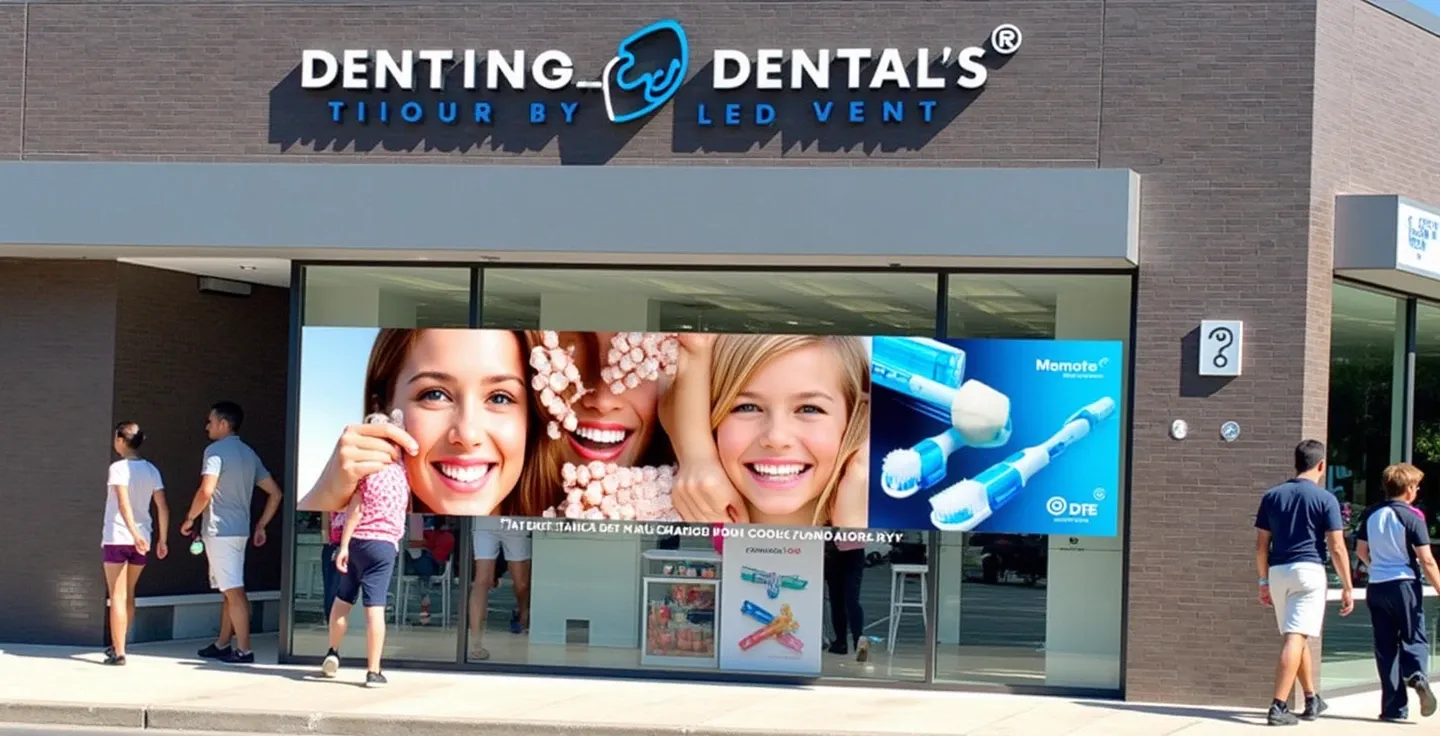 Pantallas led para clinicas dentales