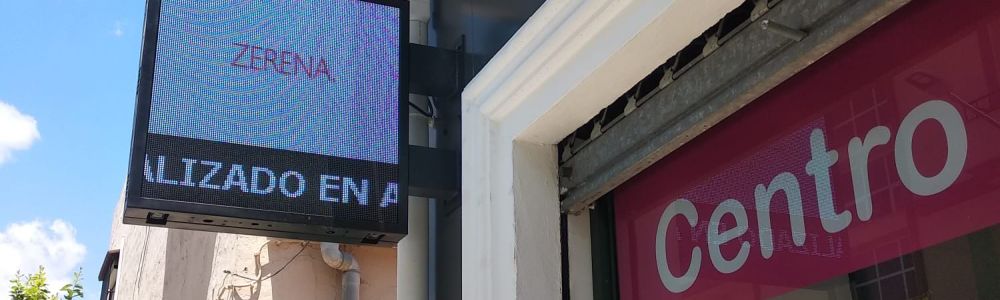 banderola led óptica