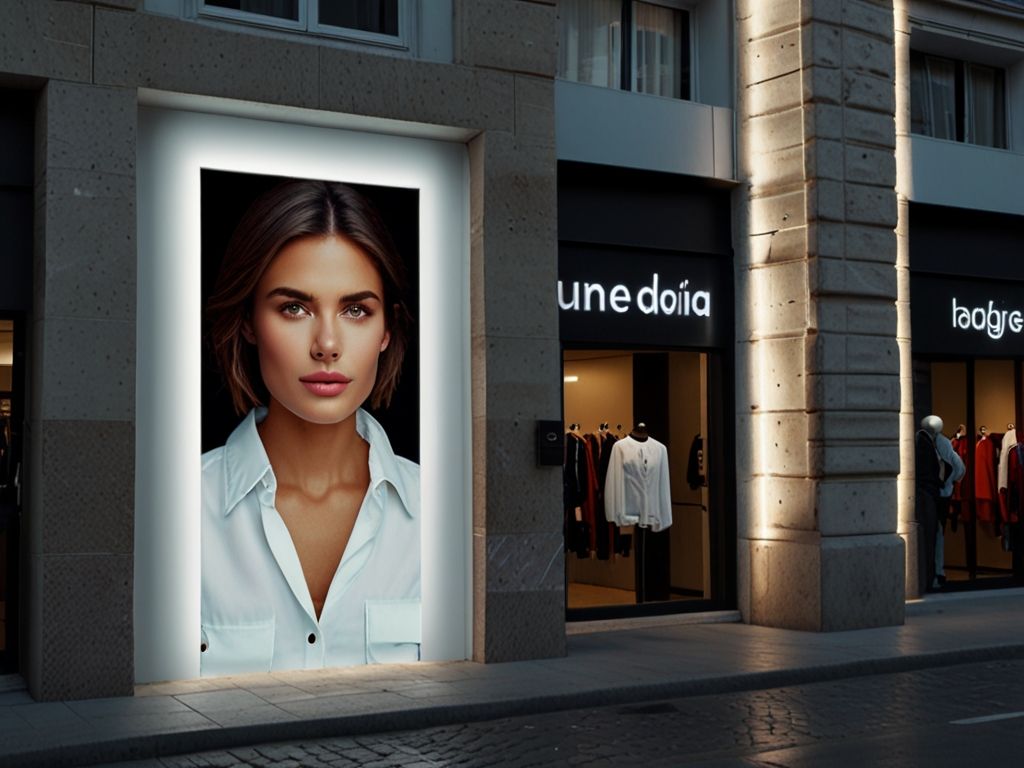 Pantallas led para tiendas de ropa