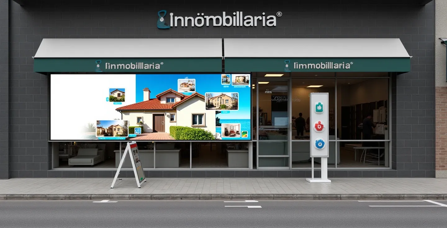 Pantallas led para inmobiliarias