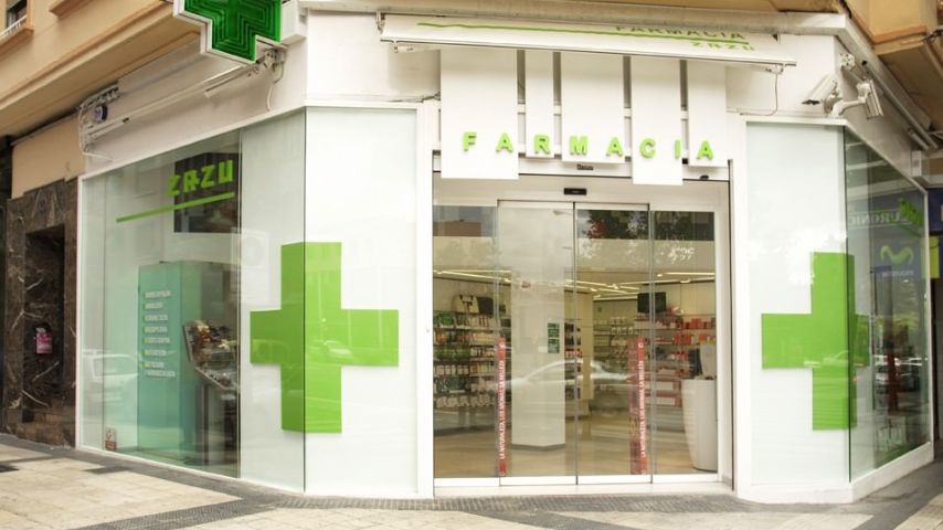 Cruz de farmacia en Madrid
