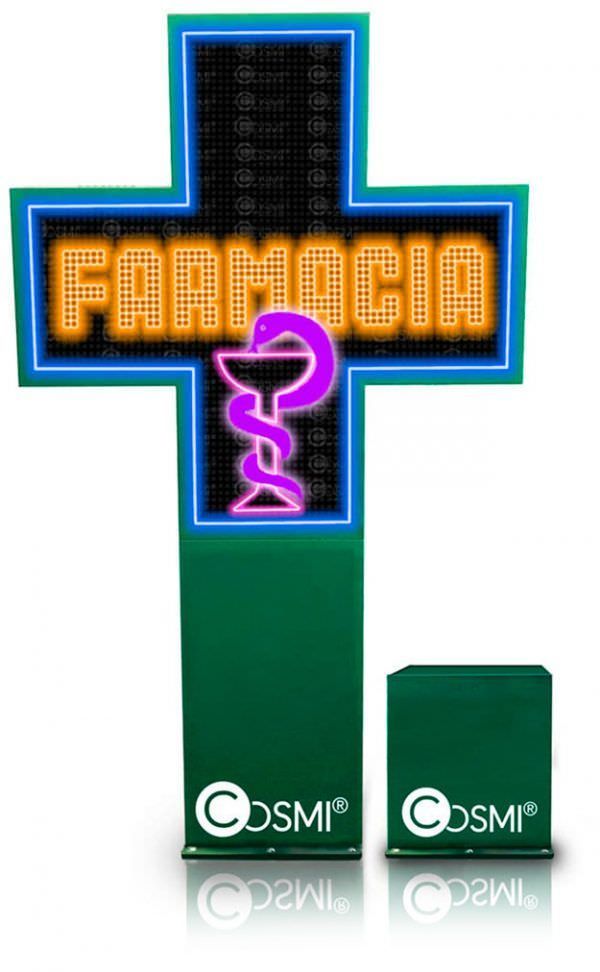 modelos de cruces de farmacias led  
