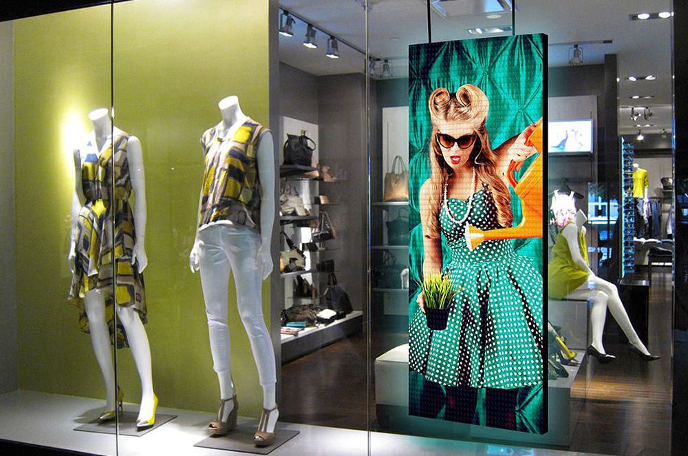 Pantalla Led para escaparates