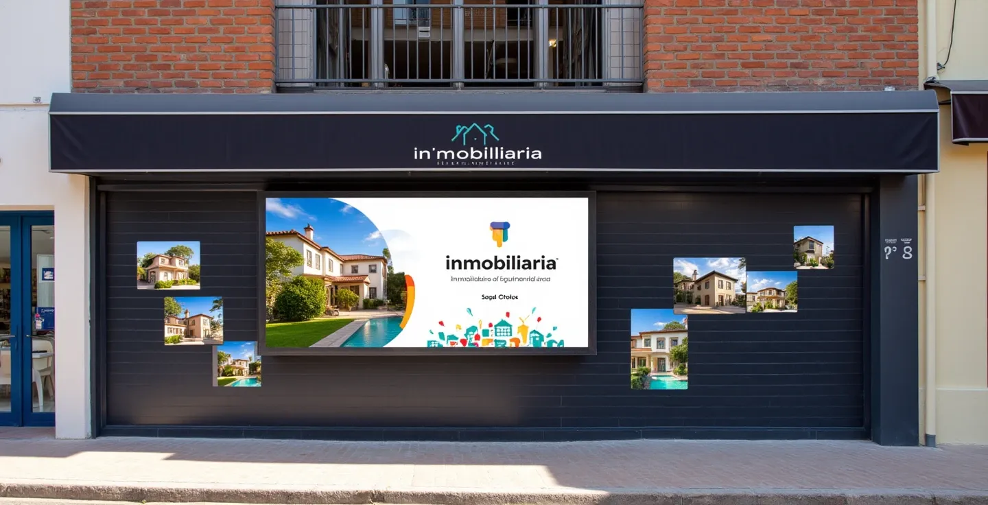 Pantallas led para inmobiliarias