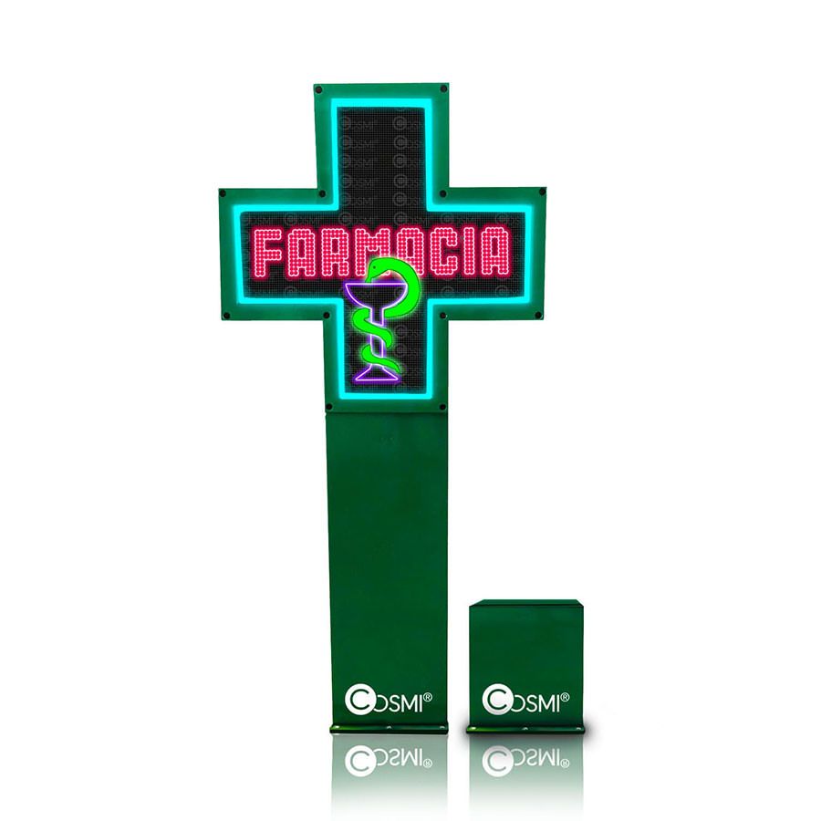 Cruz de farmacia led