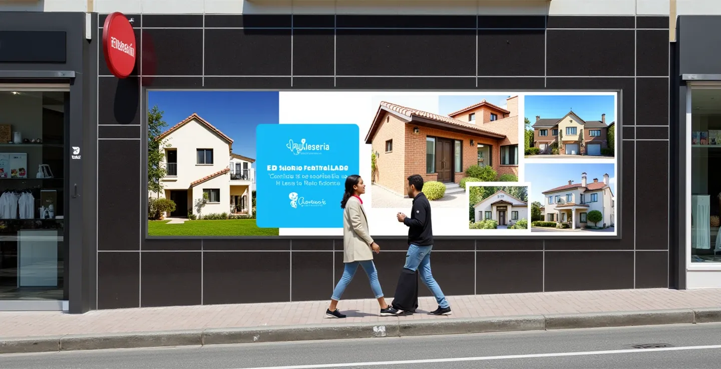 Pantallas led para inmobiliarias