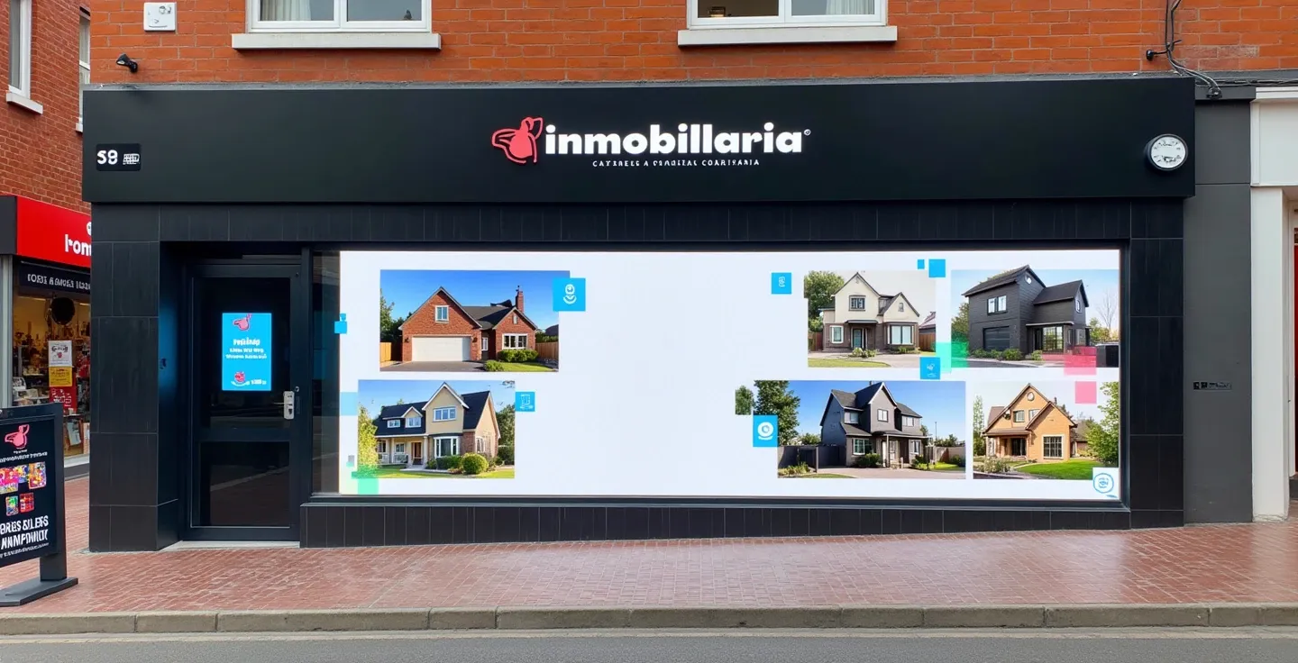Pantallas led para inmobiliarias