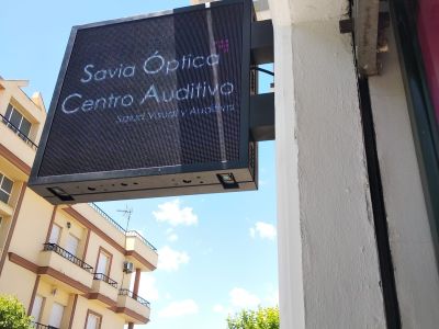 banderola led óptica
