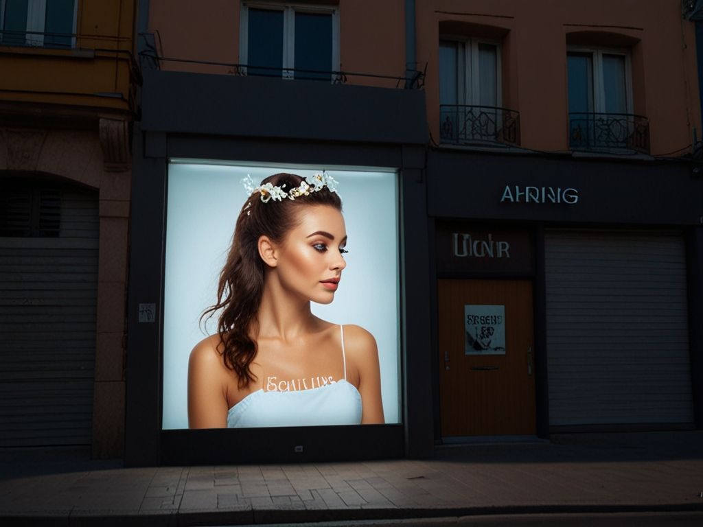 Pantallas led para tiendas de ropa de boda